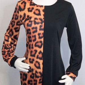 Brown Camo Maxi Dress